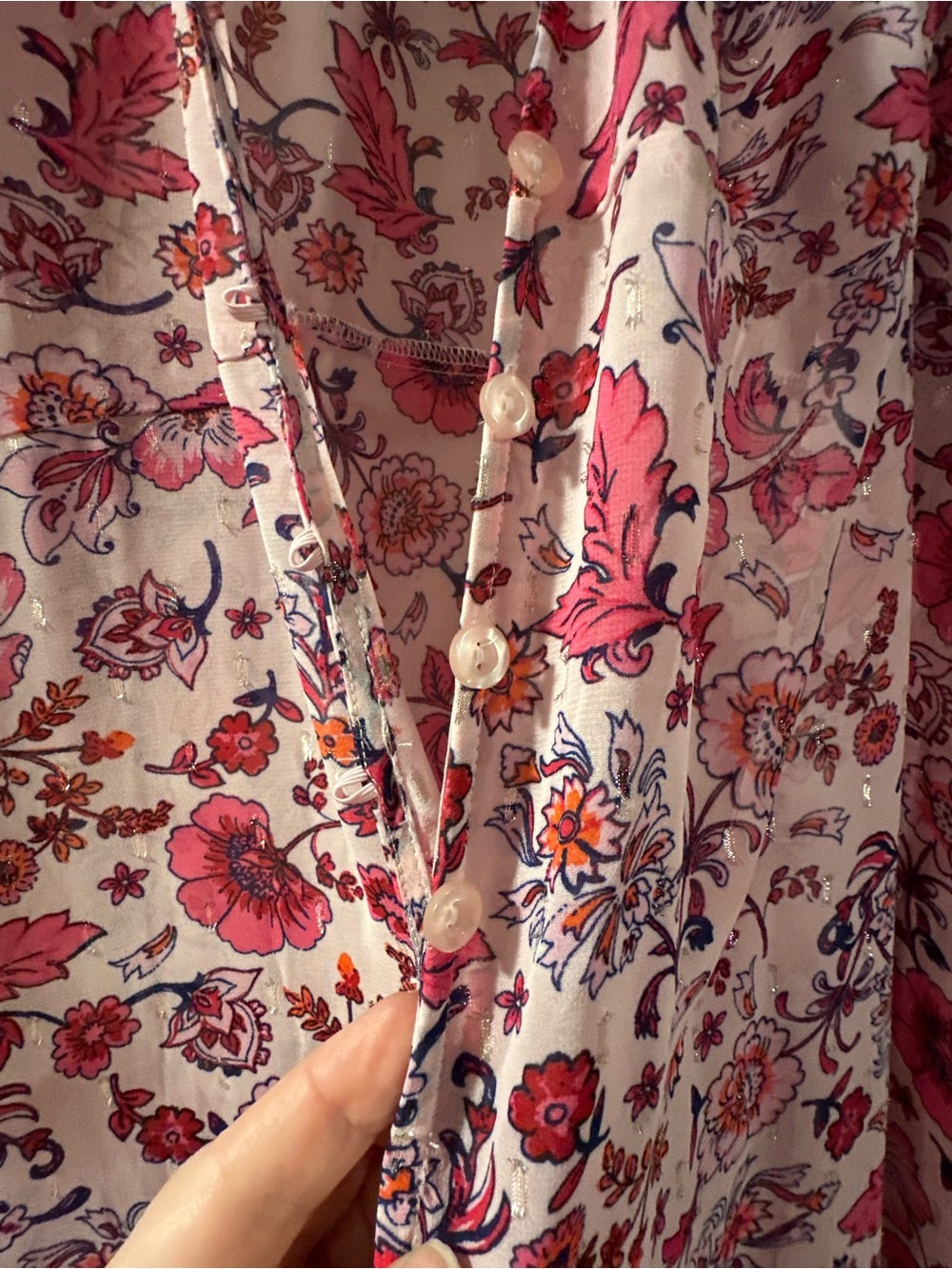 torrid EUC Pink Floral Chiffon Open Kimono - Picture 8 of 16